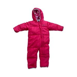 Pink Columbia one piece Snowsuit- 18-24 months